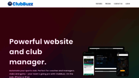 What Clubbuzz.co.uk website looked like in 2023 (1 year ago)