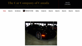 What Carcompanyofcanada.com website looked like in 2023 (1 year ago)
