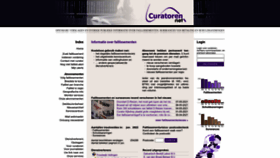 What Curatoren.nl website looked like in 2023 (1 year ago)