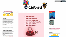 What Chibird.com website looked like in 2023 (1 year ago)