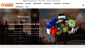 What Customboxesworld.co.uk website looked like in 2023 (1 year ago)
