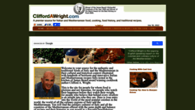 What Cliffordawright.com website looked like in 2023 (2 years ago)