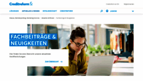 What Creditreform-magazin.de website looked like in 2023 (1 year ago)
