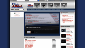 What Classicamiga.com website looked like in 2023 (1 year ago)
