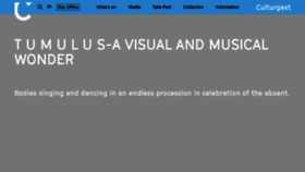 What Culturgest.pt website looked like in 2023 (1 year ago)