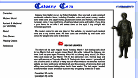 What Calgarycoin.com website looked like in 2023 (1 year ago)