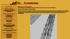 What Cheops-pyramide.ch website looked like in 2023 (1 year ago)