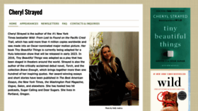 What Cherylstrayed.com website looked like in 2023 (1 year ago)