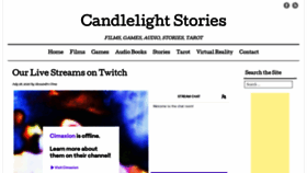 What Candlelightstories.com website looked like in 2023 (1 year ago)