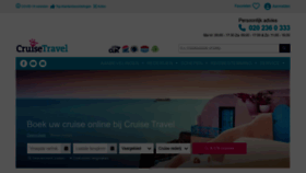 What Cruisetravel.nl website looked like in 2023 (1 year ago)