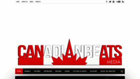 What Canadianbeats.ca website looked like in 2023 (1 year ago)