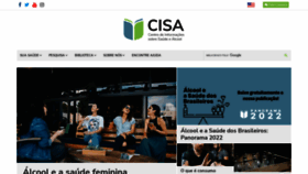 What Cisa.org.br website looked like in 2023 (1 year ago)