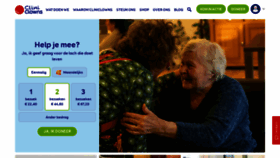 What Cliniclowns.nl website looked like in 2023 (1 year ago)