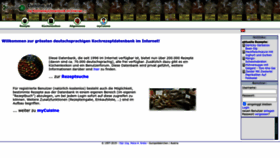 What Cuisine.at website looked like in 2023 (1 year ago)