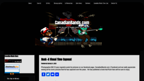 What Canadianbands.com website looked like in 2023 (1 year ago)