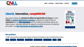 What Cnll.fr website looked like in 2023 (1 year ago)