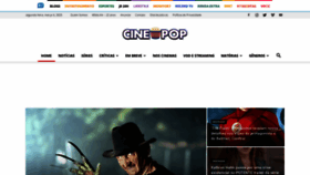What Cinepop.com.br website looked like in 2023 (1 year ago)