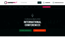 What Conferencenext.com website looked like in 2023 (1 year ago)