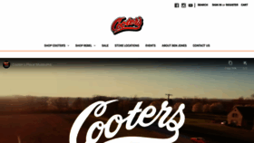 What Cootersplace.com website looked like in 2023 (1 year ago)