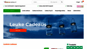 What Cadeau-cadeau.nl website looked like in 2023 (1 year ago)