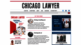 What Chicagolawyermagazine.com website looked like in 2023 (1 year ago)