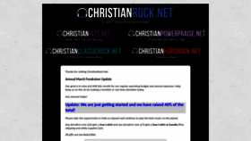 What Christianrock.net website looked like in 2023 (1 year ago)