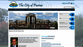 What Cityofparma-oh.gov website looked like in 2023 (1 year ago)