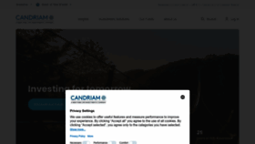 What Candriam.com website looked like in 2023 (1 year ago)