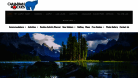 What Canadianrockies.net website looked like in 2023 (1 year ago)