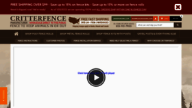 What Critterfence.com website looked like in 2023 (1 year ago)