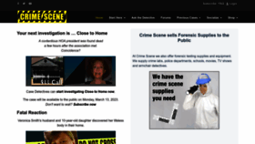 What Crimescene.com website looked like in 2023 (1 year ago)