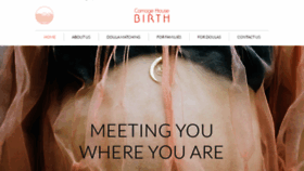 What Carriagehousebirth.com website looked like in 2023 (1 year ago)
