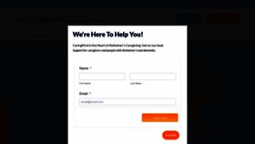 What Caringkindnyc.org website looked like in 2023 (1 year ago)