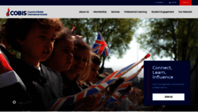 What Cobis.org.uk website looked like in 2023 (2 years ago)