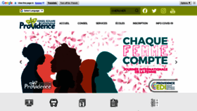 What Cscprovidence.ca website looked like in 2023 (2 years ago)