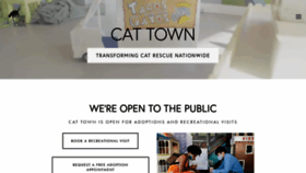 What Cattownoakland.org website looked like in 2023 (2 years ago)