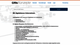 What Cmxkonzepte.de website looked like in 2023 (3 years ago)