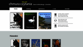 What Chmuraczytania.pl website looked like in 2023 (2 years ago)