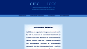 What Ciec1.org website looked like in 2023 (1 year ago)