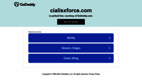 What Cialisxforce.com website looked like in 2023 (1 year ago)