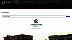 What Crawfordcountykansas.org website looked like in 2023 (1 year ago)
