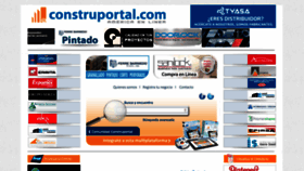What Construportal.com website looked like in 2023 (1 year ago)