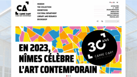 What Carreartmusee.com website looked like in 2023 (1 year ago)