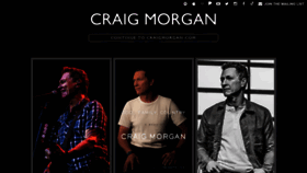 What Craigmorgan.com website looked like in 2023 (1 year ago)