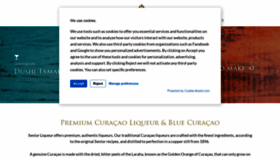 What Curacaoliqueur.com website looked like in 2023 (1 year ago)