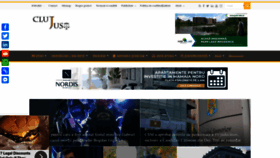 What Clujust.ro website looked like in 2023 (2 years ago)