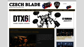 What Czechblade.cz website looked like in 2023 (1 year ago)
