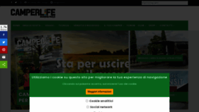 What Camperlife.it website looked like in 2023 (1 year ago)