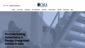 What Cma-academy.edu.sg website looked like in 2023 (1 year ago)