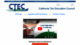 What Ctec.org website looked like in 2023 (1 year ago)